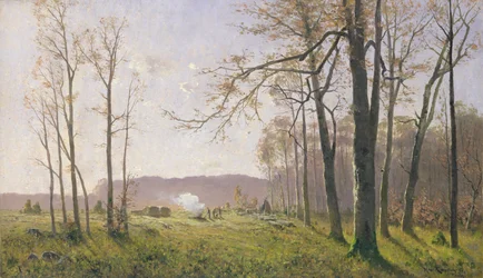 Een open plek in een herfstbos, 1890